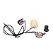 rosenice Acoustic Guitar Pickup System Box Piano Line with 20Ga Wire Wiring Harness for Blues Box Guitar and Cigar Strings
