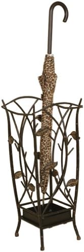 Welcome Home Accents Oil Rubbed Bronze Metal Vine Umbrella Stand