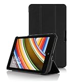 Exact Slender Series Ultra Slim Lightweight Smart-shell Stand Case for Lenovo ThinkPad 8 Black