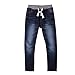 Leo&Lily Boys' Big Jeans, Navy, 14