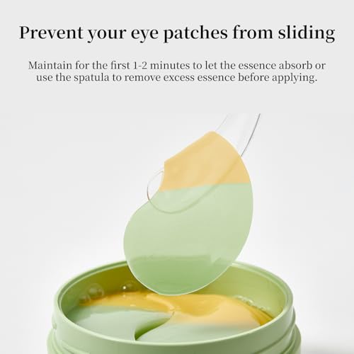MISOLI GENTLE RELIEF UNDER EYE PATCHES | CALMING EYE TREATMENT GEL MASKS WITH 3-CICA COMPLEX & PANTHENOL | UNDER EYE MASKS FOR DARK CIRCLES AND PUFFINESS, UNDER EYE BAGS, WRINKLE CARE, MEN AND WOMEN