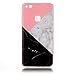 Huawei P10 Lite Case, Glossy Marble Pattern Slim Hard Soft Silicone Back Case Cover Fit for Huawei P10 Lite (Three colour)