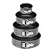 Tebery Non-stick Round Springform Cake Pan Set Leakproof Cheesecake Pan with Removable Bottom Set Includes 4 Piece 4
