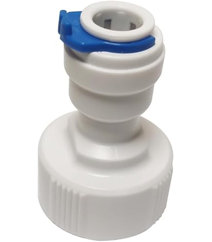 MASUNN 3/8 Inch Schroefdraad Waterpijp Fitting 1/4 Inch Push Fit Adapter Connector