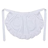 GIGGSKZE Women's Waist Apron with Two Pockets Half