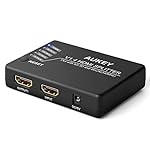 AUKEY HDMI Splitter v1.4, 1x4, Supports 4K Ultra HD, 3D