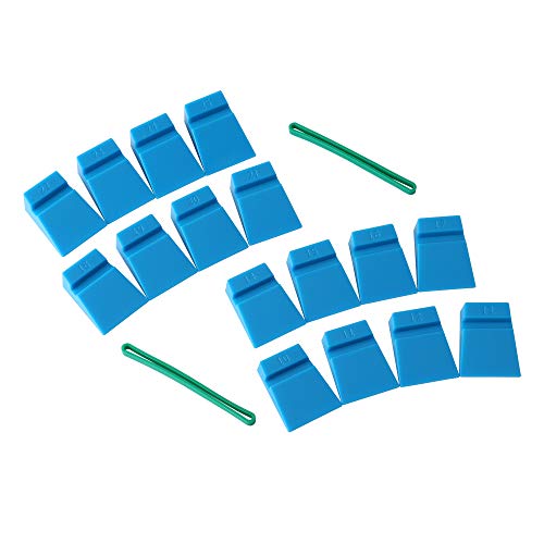 Yarkor Wedge Angle Guide (16 PCS) Including 1025 Degrees, Knife