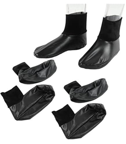 Thermal PU Leather Socks, Warm Fleece Lined Anti-Slip Home Floor