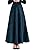KLJR Women High Waist Wool A-Line Plaid Check Stylish Swing Long Skirts