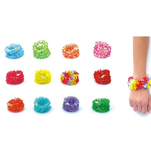 Buy BOSHENG Wholesale Luau Party Supplies Hawaiian Flower Lei Bracelets