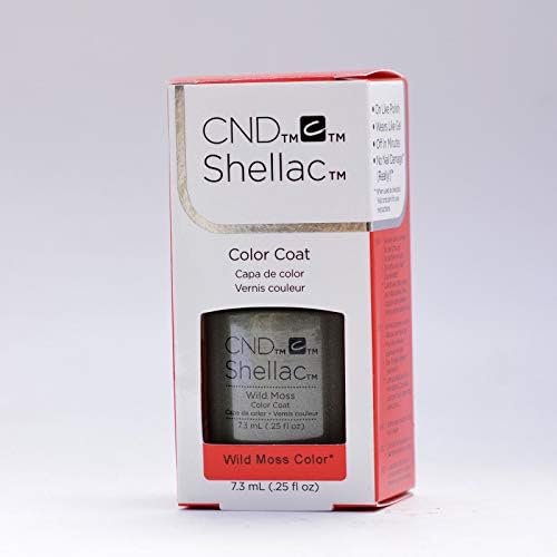 Hot New Color C N D Shellac UV LED Gel Nail Polish (Wild Moss)