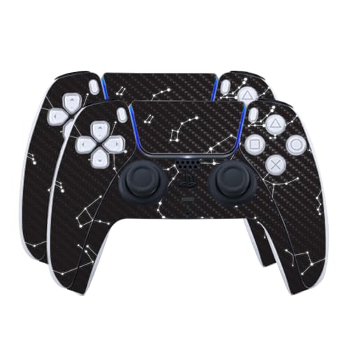 Carbon Fiber Skin Compatible with PlayStation 5 PS5 Controller (2 Pack) - Const…