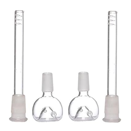 Metier Moksha Bongs 14.4mm Glass Bowl & 18.8mm Accessory Set of 4pcs for Glass Waterpipe Bong (9.5cm)