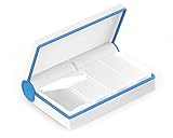 Memo Box Bluetooth Electronic Pill Organizer and APP, Visual Audio Smart Pill Reminder Alarm, Customizable daily or weekly Pill Box, Automatic Medication Records Tracking and Family Meds Notification