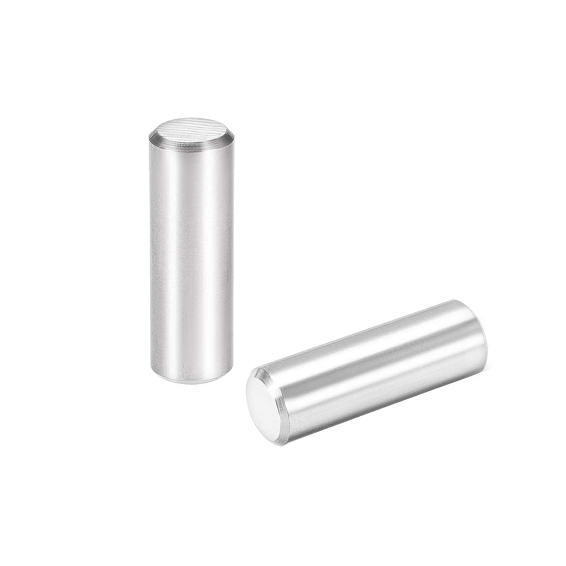 TOP-VIGOR 2Pcs 10mm x 30mm Dowel Pins Shelf Support Pegs, 304 Stainless Steel Cylindrical Shelf Support Pin Fasten Elements Silver Tone