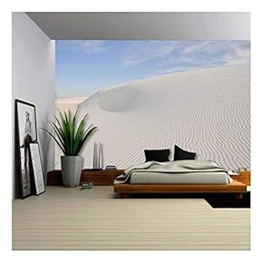 White Sands National Monument, New Mexico - Removable Wall Mural | Self-Adhesive Large Wallpaper - 66x96 inches