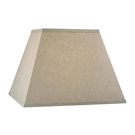 Upgradelights White Linen Square Mission Style 12 Inch