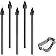 (5 Pack) Soft Nibs,Tips Replacement for Lamy AL-Star EMR Stylus Digital Pen Replacement Tips/Nibs W/Tools (5PCS Tips-Black)