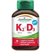 Jamieson Vitamin K2 + D3, 120mcg/1000IU, 30 softgels