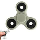 EGELBEL Stress Reducer Tri-Spinner EDC Fidget Spinner Toy,Glow in the dark,Fluorescence