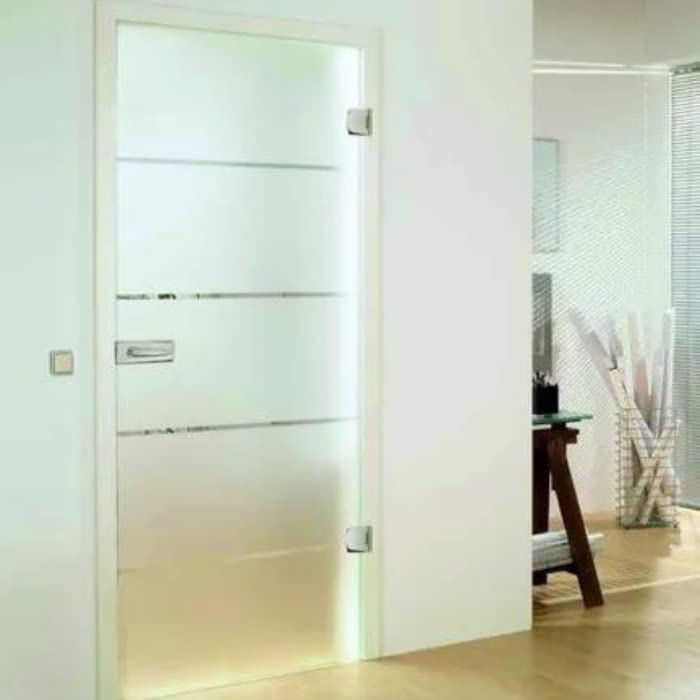 Película Adesiva Impermeável Jateada P/Vidro Janela Porta Box Lavável 3m x 1m