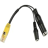 AD-1-YM AD1YM Original Heil Sound Yaesu 8-Pin Modular with Mono 1/4 inch Female Jack PTT Headset Boom-Microphone Adapter Cable