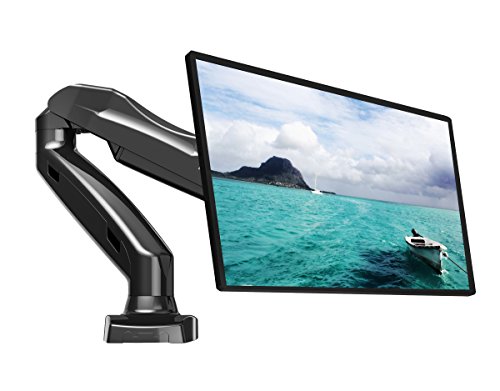 [- Monitor-Tischhalter F80 Fuer Bildschirm, Monitor 17"-27", 360° drehbar, schwankbar