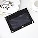 Miukada 3-Ring Pencil Pouches.Zippered Binder Pencil Bags Pencil Cases with Clear Window.Used for Storing School,Office,Artist Supplies.(6 Black Pouches Packed)(Free Bonus of Three 1.5