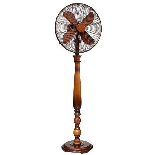 DecoBREEZE Sutter 16-Inch Pedestal Fan 3-Speed Oscillating Stand Fan