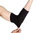 Arm & Elbow High Compression Sleeve: Self Warming Arthritis & Tendonitis Joint Pain Relief - Athletic Weight Lifting, Baseball, Basketball, Tennis & Golfers Brace: Black Men Women Youth Large