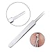 Blackhead Remover Kit, LEOKOR Stainless Steel Pimple Comedone Acne Blemish Whitehead Blackhead Extractor Tools Treatment Set - Leather Case with 3X Zoom Flat Mirror