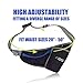fitter's niche Hydration Fanny Pack, Water Bottle Holster Holder Running Belt for Men Women, fits iPhone Xs 8 Samsung, Reflective Water Resistant Waist Bag, Ideal for Hiking Travel Trips Outdoors