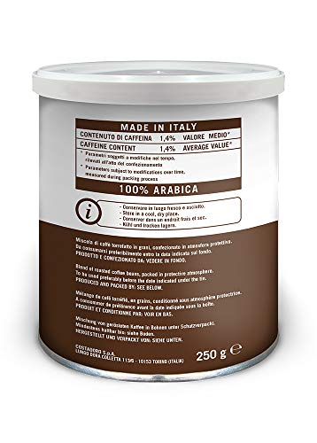 CAFFE' COSTADORO Costadoro Arabica Kaffeebohnen 2 Dosen 500 g – Bild 4