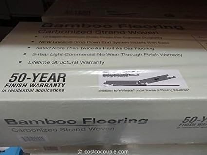 Amazon Com Golden Arowana Strand Bamboo Flooring With Locking