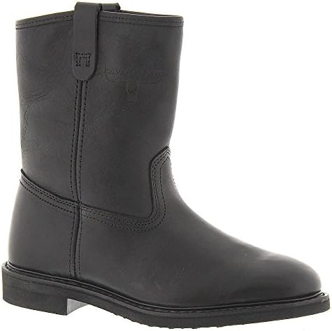 Western Work Men's 9" Wellington 13 4E US Black