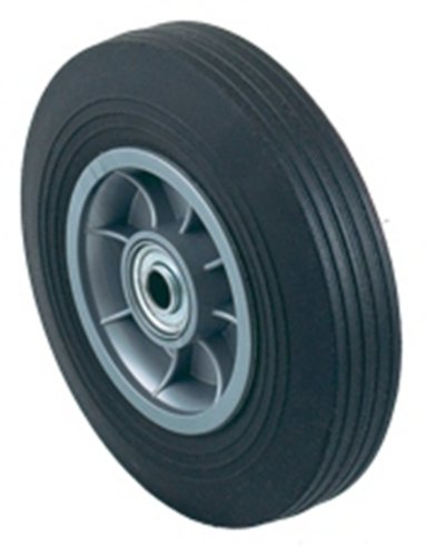 Harper Trucks WH 85 Flat-Free Solid Rubber 8-Inch by 2-Inch Ball Bearing Hand Truck Wheel