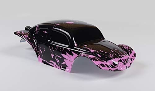 SummitLink Compatible Custom Body Muddy Pink Over Black Replacement for 1/10 Scale RC Car or Truck (Truck not Included) STB-BP-01