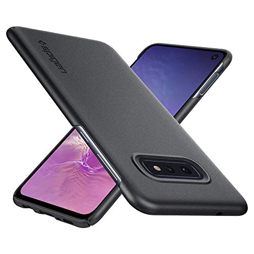 Spigen Funda para GalaxyS10E Thin Fit con Plástico Fino con 0,7 mm de Grosor - Graphite Gray