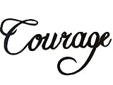 Courage Word Metal Wall Art Home Decor