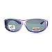Womens Polarized Fit Over Glasses Rhinestone Sunglasses Oval Rectangular Purple