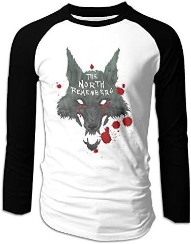 The North Remembers Wolf - Game Of Thrones Vintage Baseball Jersey For Men Raglan T Shirt