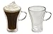 Lily's Home Double Wall Thermo Insulated Glasses, Heat Resistant and Ideal for Tea, Coffee, Espresso, and Other Hot or Cold Beverages (10 oz. Each, Set of 2)