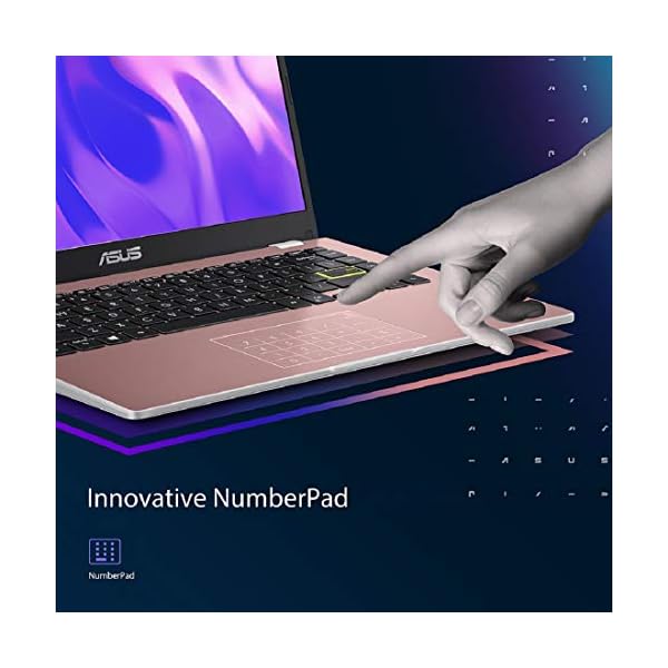 ASUS VivoBook with Microsoft Office 365 E410MA 14 Inch Laptop (Intel Celeron N4020, 4 GB RAM, 64 GB eMMC, Windows 10 S), White - Image 6