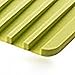 Talented Kitchen Self Draining Silicone Drying Mat. 15 x 8 Inches Dish and Glassware Sloped Board Silicone Tray in Green