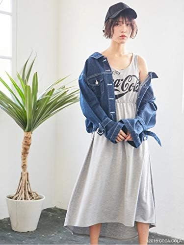 Amazon Co Jp Cecil Mcbee セシルマクビー コカ コーラ ノースリロングワンピース グレー M ファッション