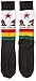Socksmith  Men's California Flag Black Sock