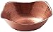 Sertodo Copper, Flat Earth Bowl, Hand Hammered 100% Pure Copper, 7 inch square