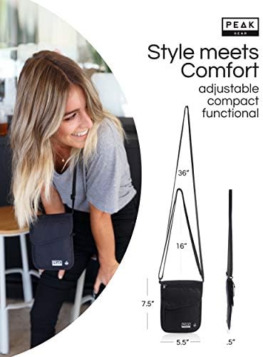 Peak Gear RFID Neck Wallet - Includes Theft Insurance and Global Lost & Found Service 7 Peak Gear RFID Neck Wallet - Includes Theft Insurance and Global Lost & Found Service