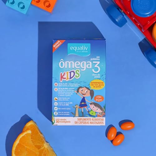 Omega 3 Kids com 30 Cáps Mastigáveis