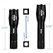 MIZOO Flashlight LED Torch Adjustable Super Bright Aluminium Alloy Waterproof Lighting with Nylon Case